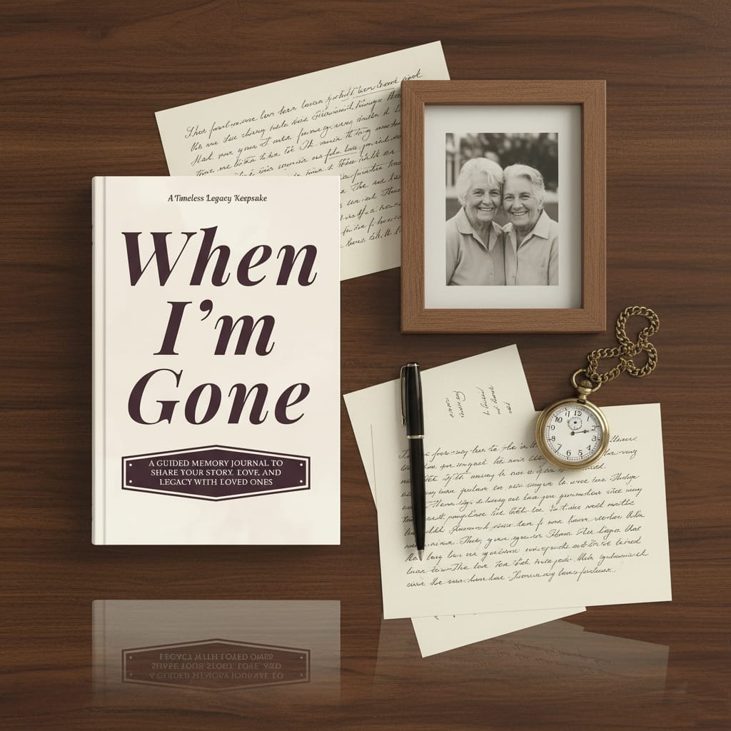 when i'm gone: a guided memory journal to share your story, love, and legacy with loved ones