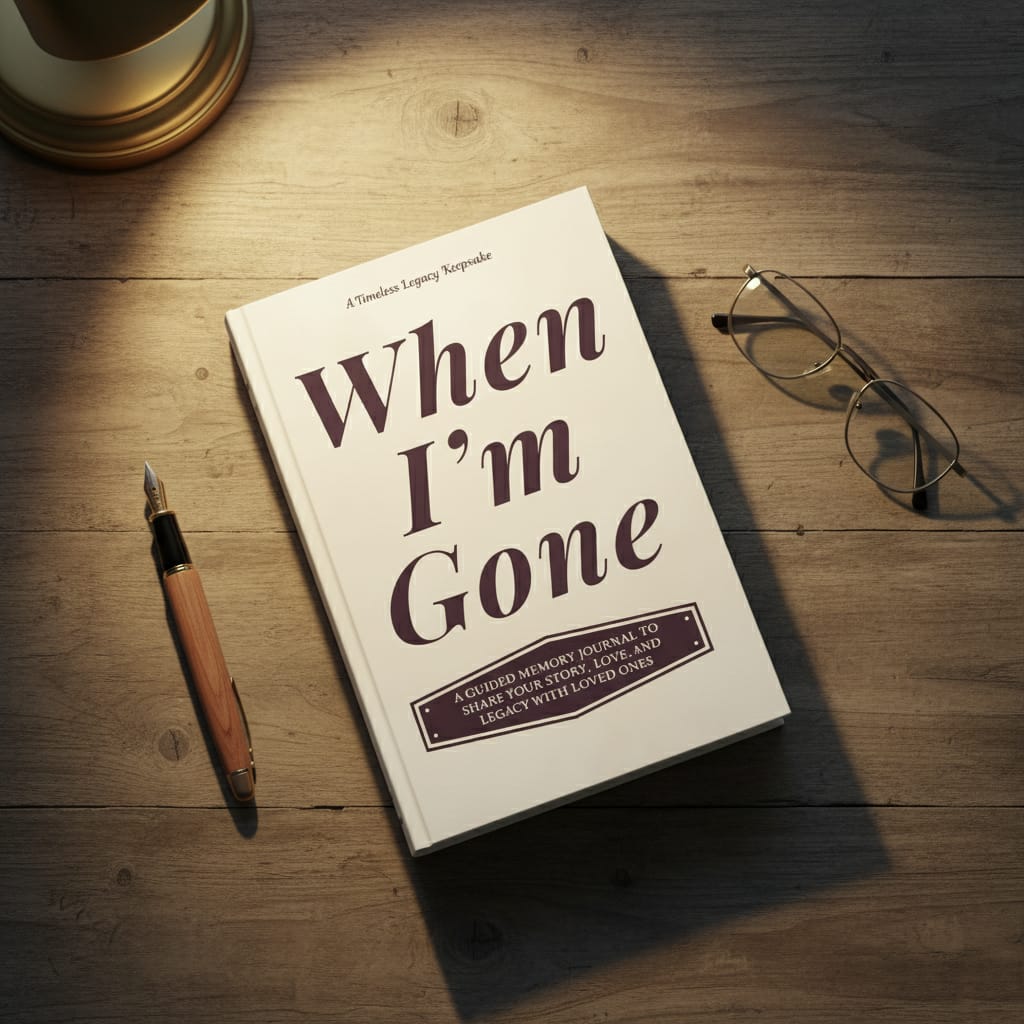 when i'm gone: a guided memory journal to share your story, love, and legacy with loved ones