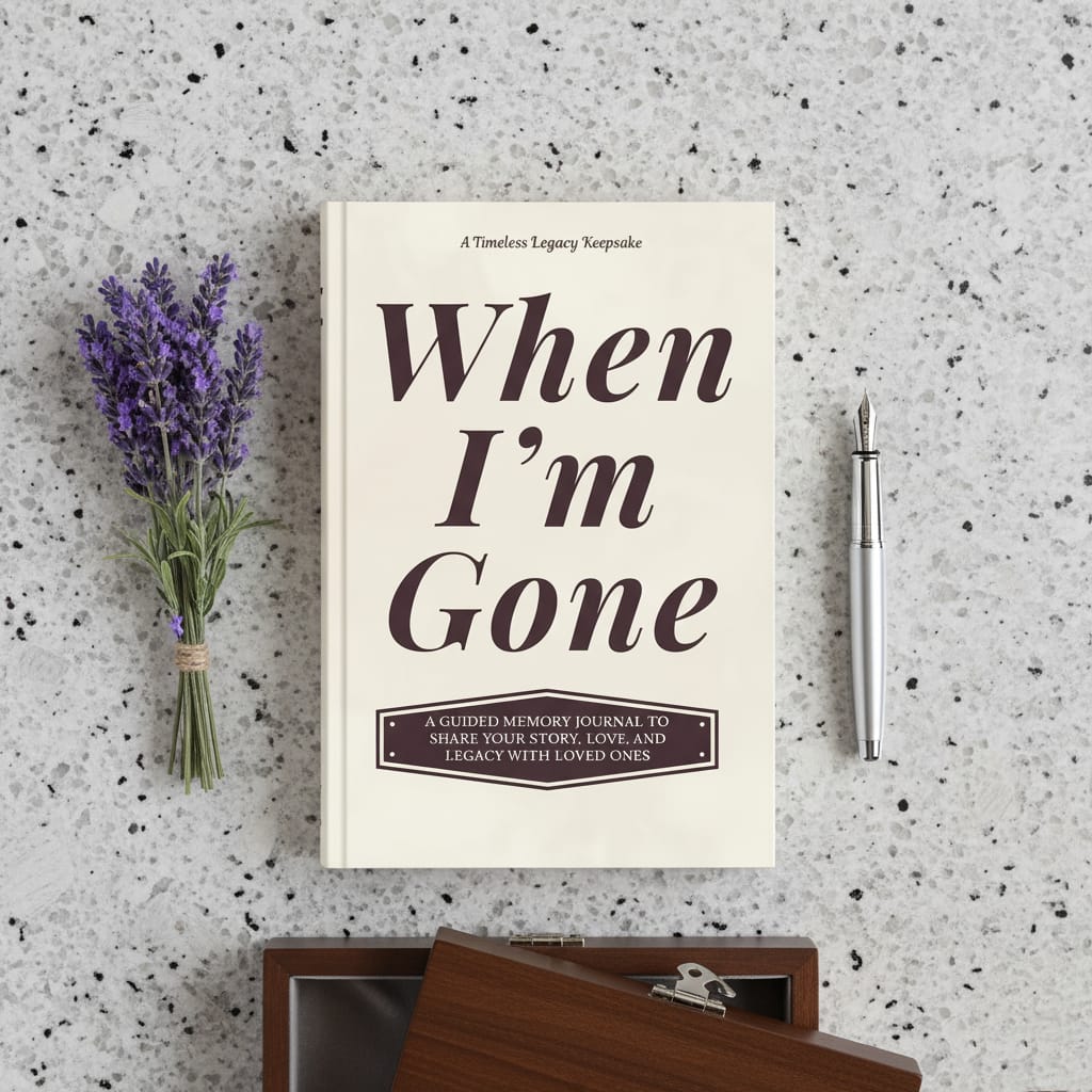 when i'm gone: a guided memory journal to share your story, love, and legacy with loved ones