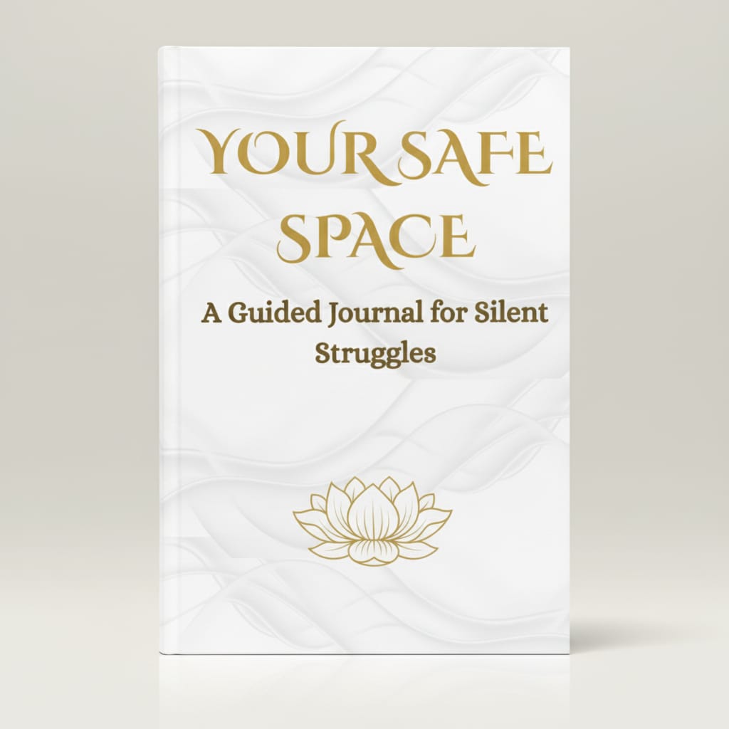 your safe space: a guided journal for silent struggles