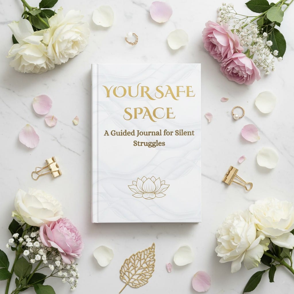 your safe space: a guided journal for silent struggles