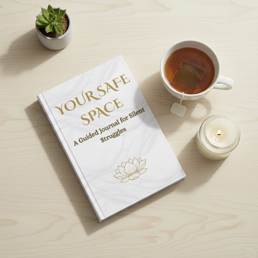 your safe space: a guided journal for silent struggles