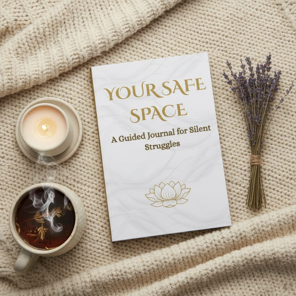 your safe space: a guided journal for silent struggles