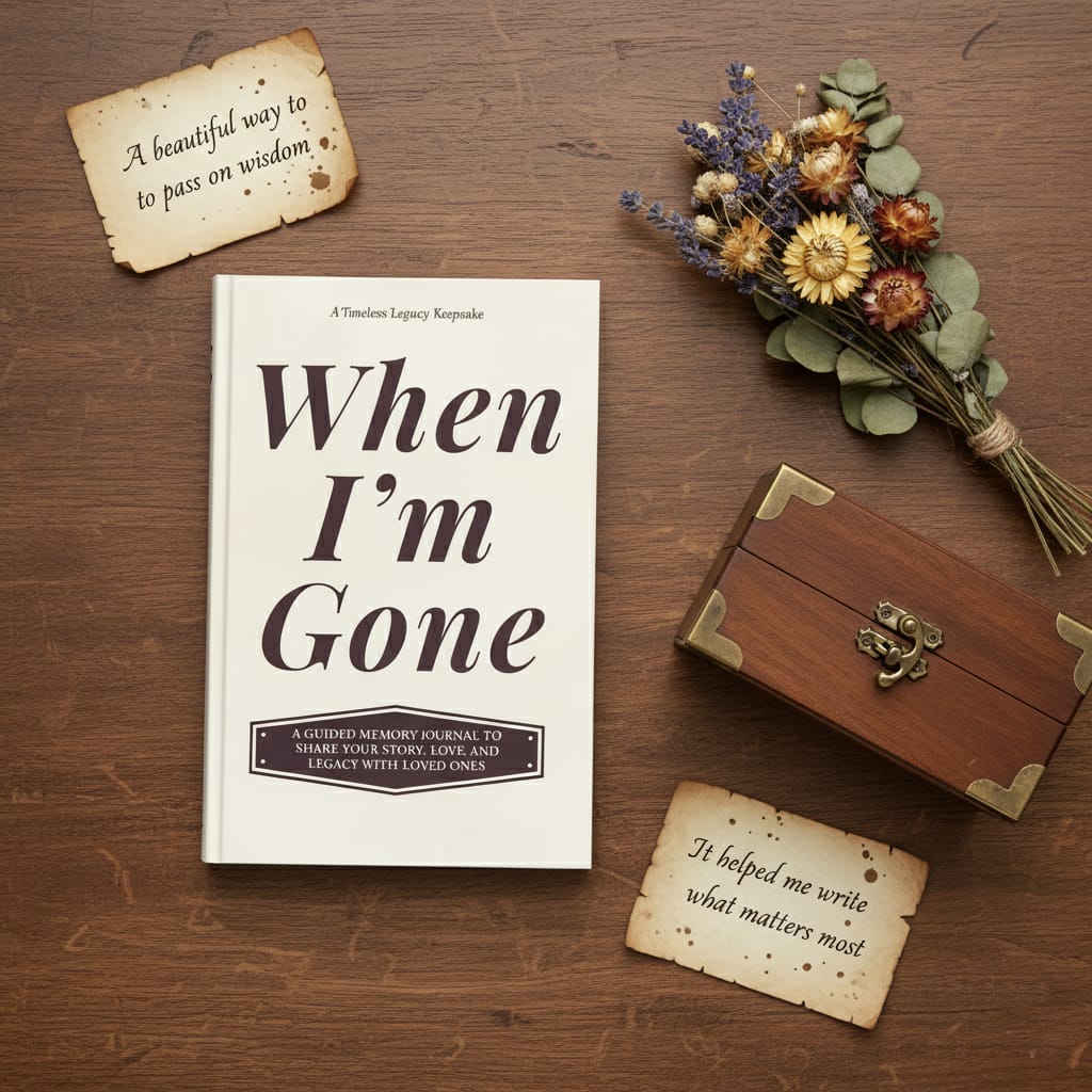 when i'm gone: a guided memory journal to share your story, love, and legacy with loved ones