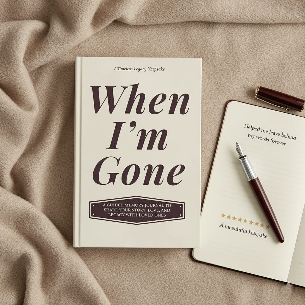 when i'm gone: a guided memory journal to share your story, love, and legacy with loved ones