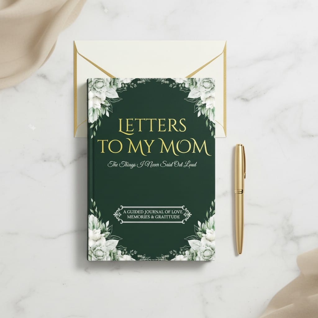 letters to my mom: the things i never said out loud a guided journal of love, memories & gratitude