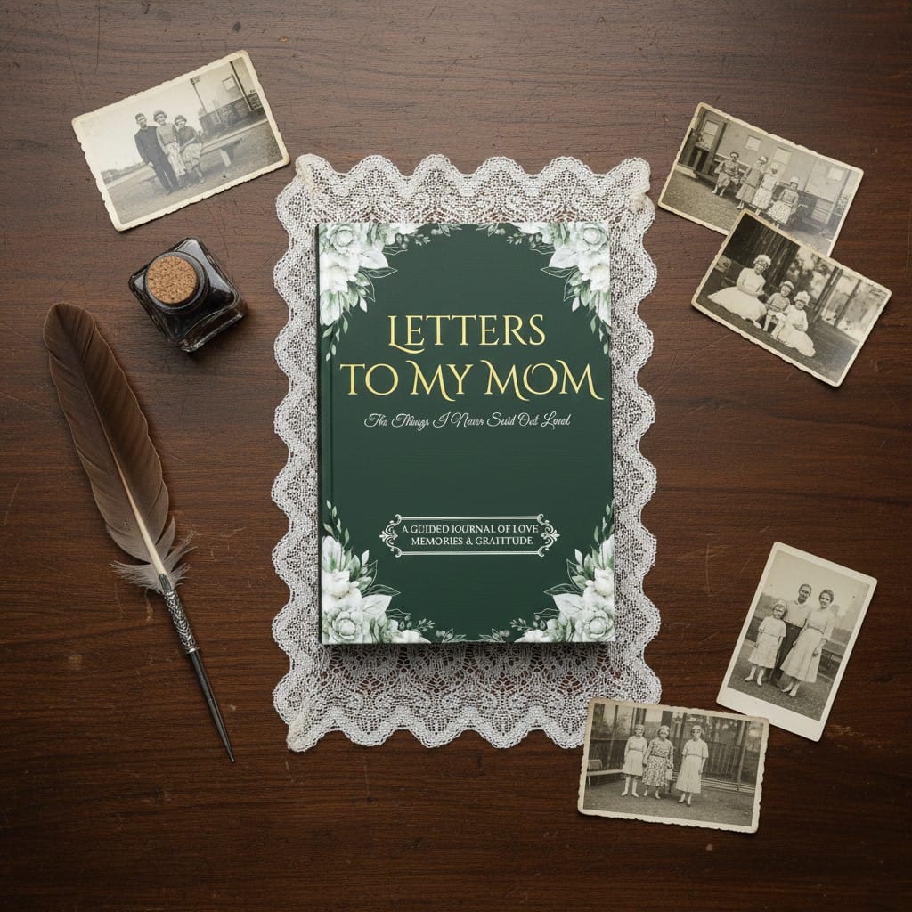 letters to my mom: the things i never said out loud a guided journal of love, memories & gratitude