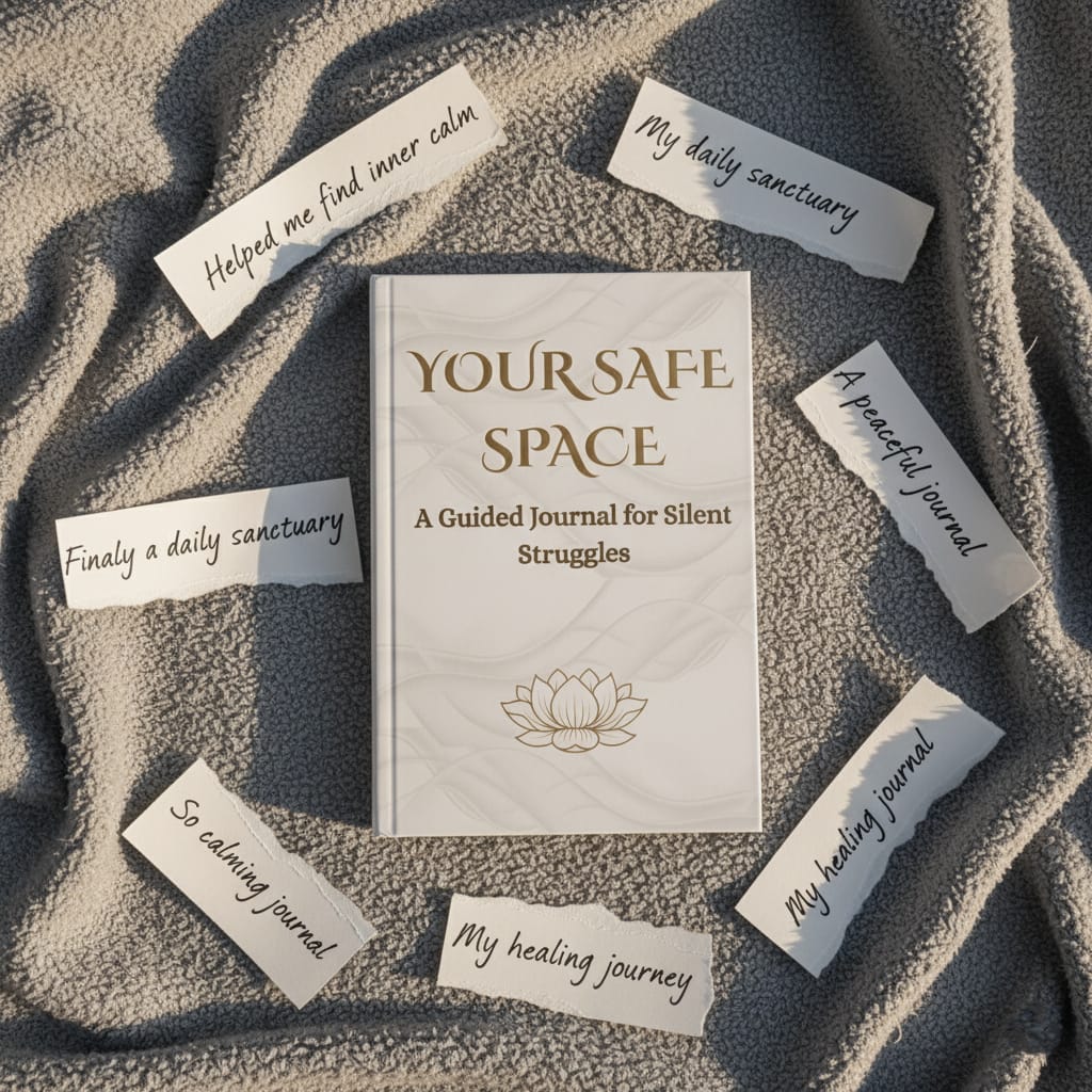 your safe space: a guided journal for silent struggles