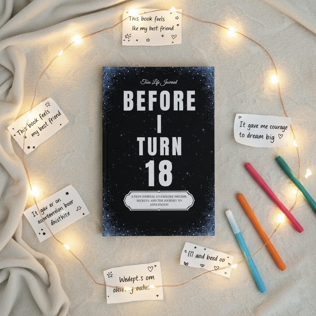 before i turn 18: a teen journal to explore dreams, secrets, and the journey to adulthood