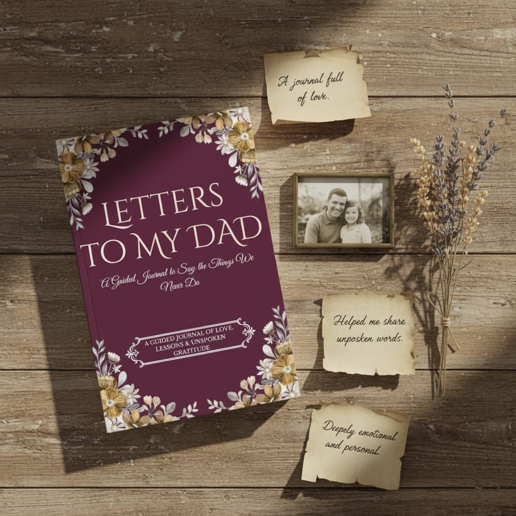 letters to my dad: a guided journal to say the things we never do with dad