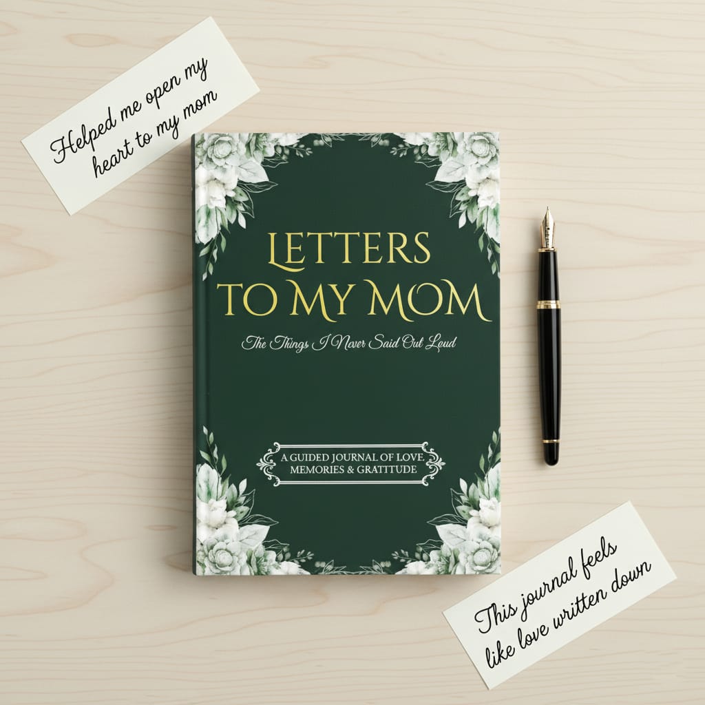 letters to my mom: the things i never said out loud a guided journal of love, memories & gratitude