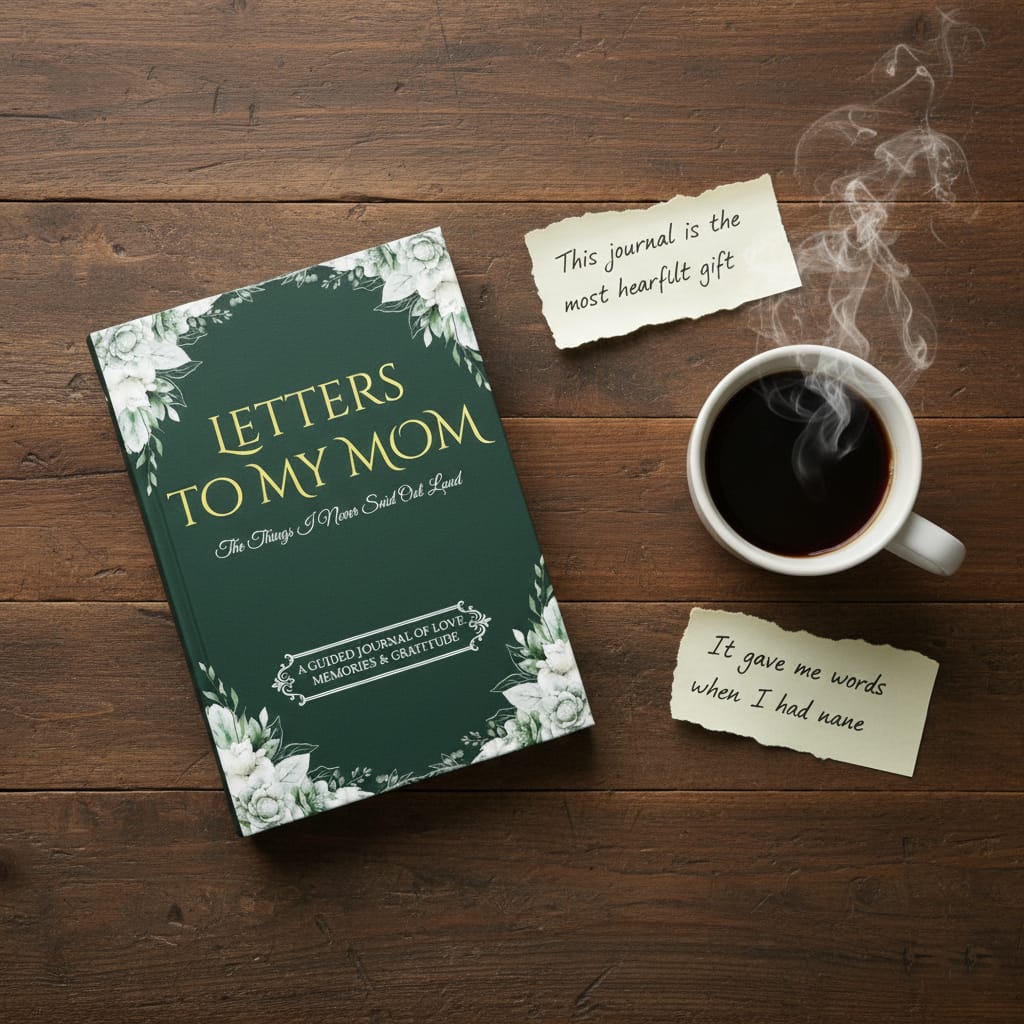 letters to my mom: the things i never said out loud a guided journal of love, memories & gratitude