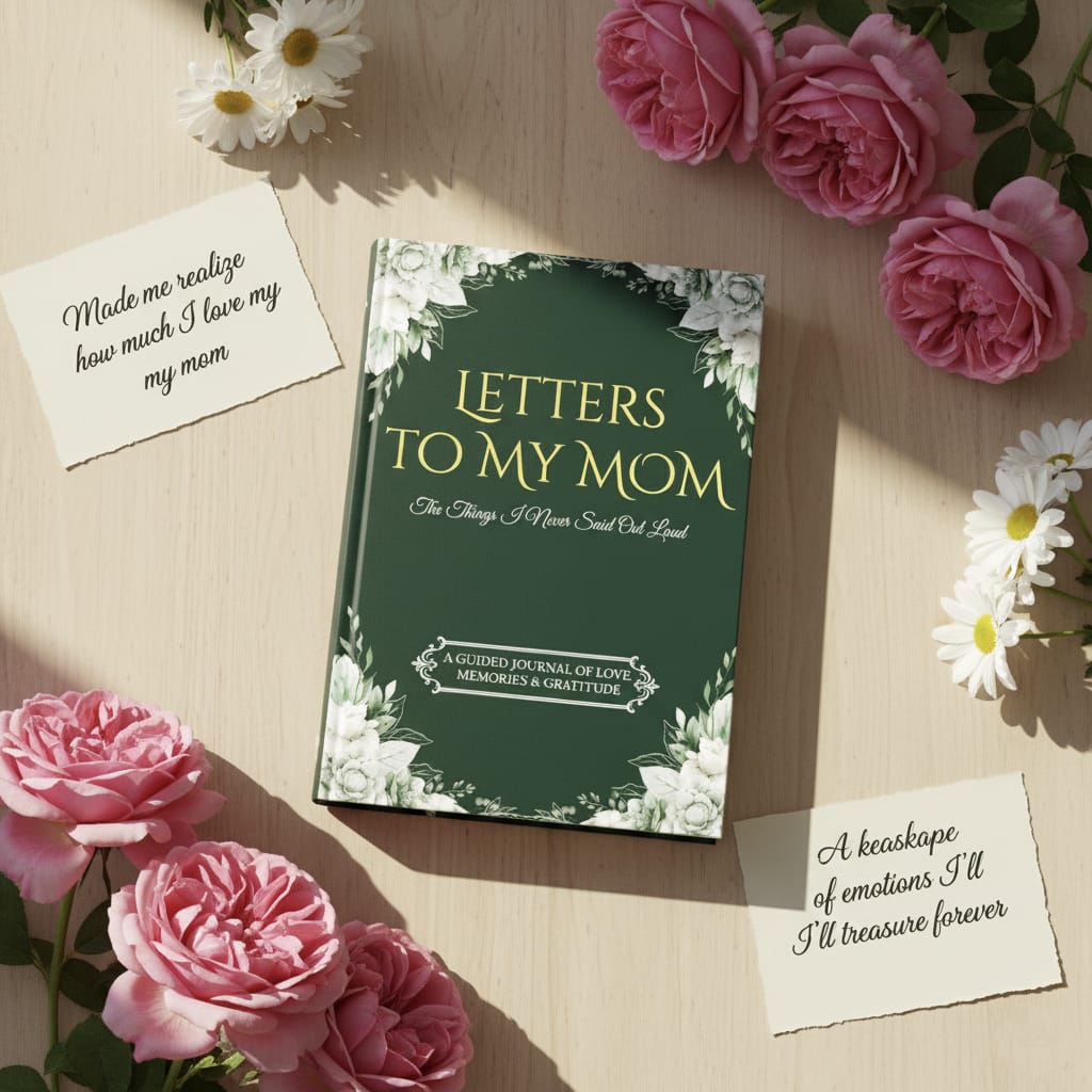 letters to my mom: the things i never said out loud a guided journal of love, memories & gratitude
