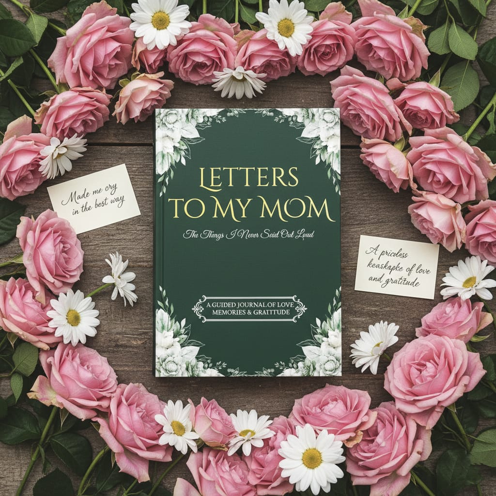 letters to my mom: the things i never said out loud a guided journal of love, memories & gratitude