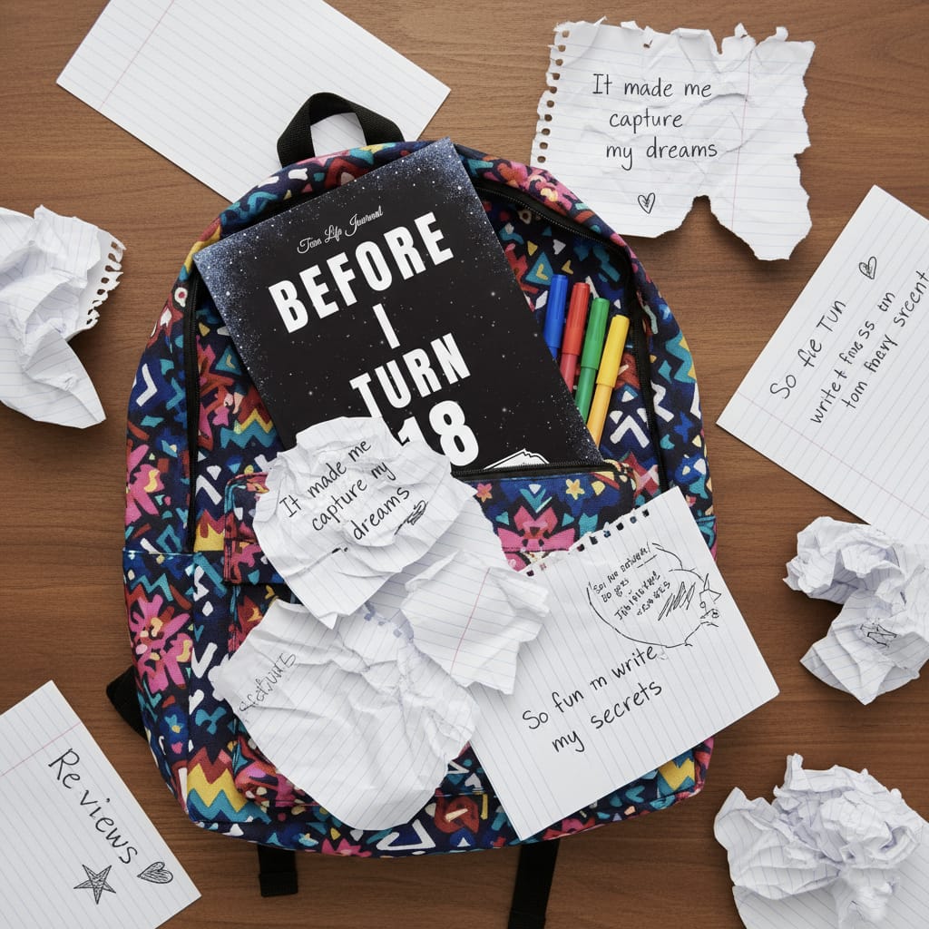 before i turn 18: a teen journal to explore dreams, secrets, and the journey to adulthood