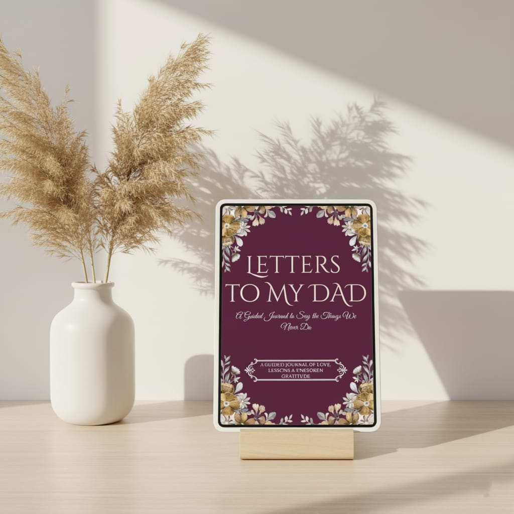 Letters to My Dad: A Guided Journal to Say The Things We Never Do With Dad (Digital) - Image 3